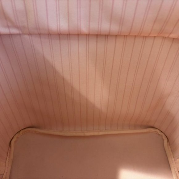 Louis Vuitton Damier Azur Neo Neverfull MM Rose Ballerine - Picture 9 of 15